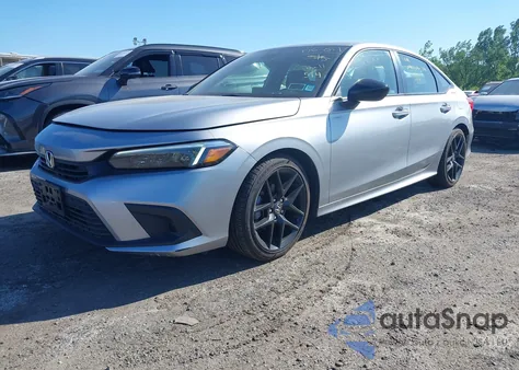 2022 Honda Civic Sport из США, поврежденный, VIN 2HGFE2F55NH603461